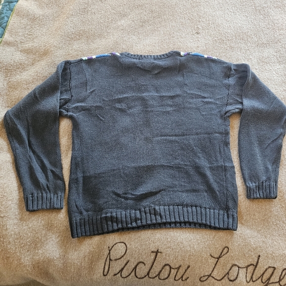 Vintage Concrete Mix Southwest Pattern Crewneck Sweater - Picture 8 of 9